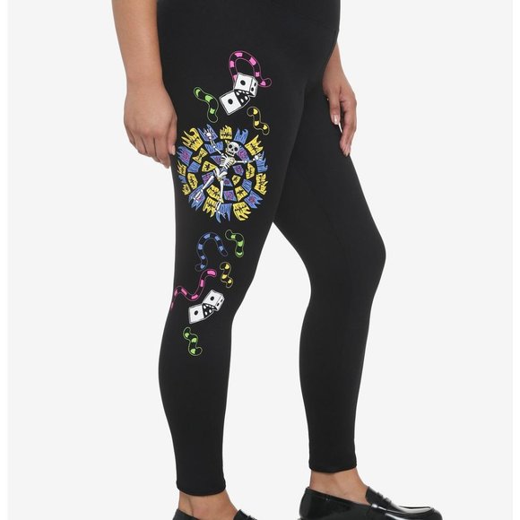 Nightmare Before Christmas plus size leggings 4 4X 5 5X Torrid Oogie Boogie nwts - Picture 2 of 2